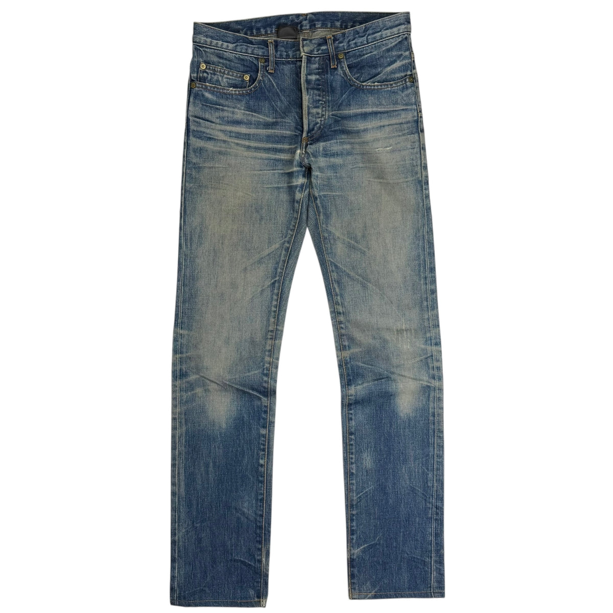 AW03 Dior Homme “Luster” Clawmark Hedi Slimane Jeans Blue