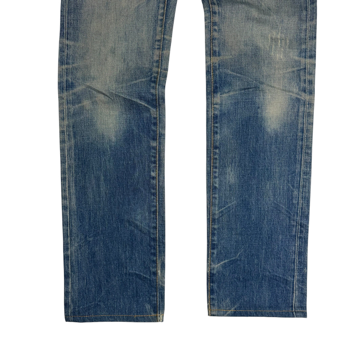 AW03 Dior Homme “Luster” Clawmark Hedi Slimane Jeans Blue