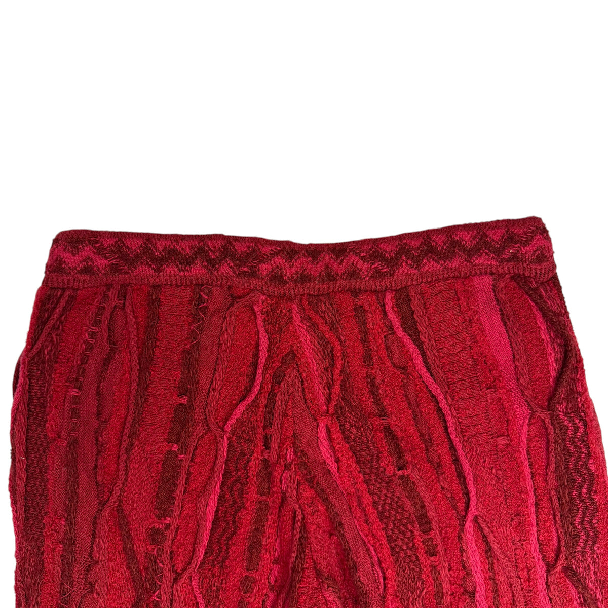Kapital 7G Knit Gaudy Sweatpants Red