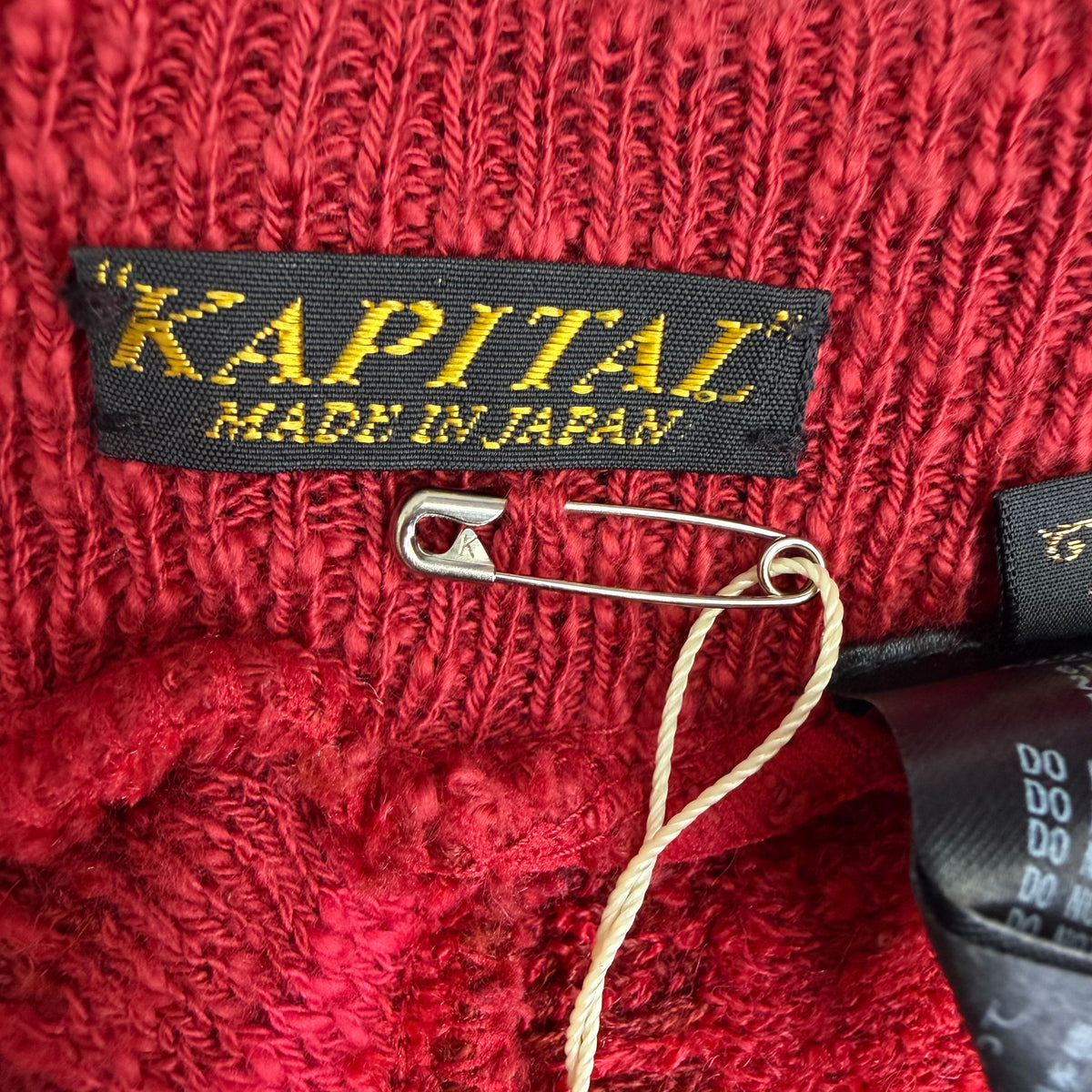 Kapital 7G Knit Gaudy Sweatpants Red