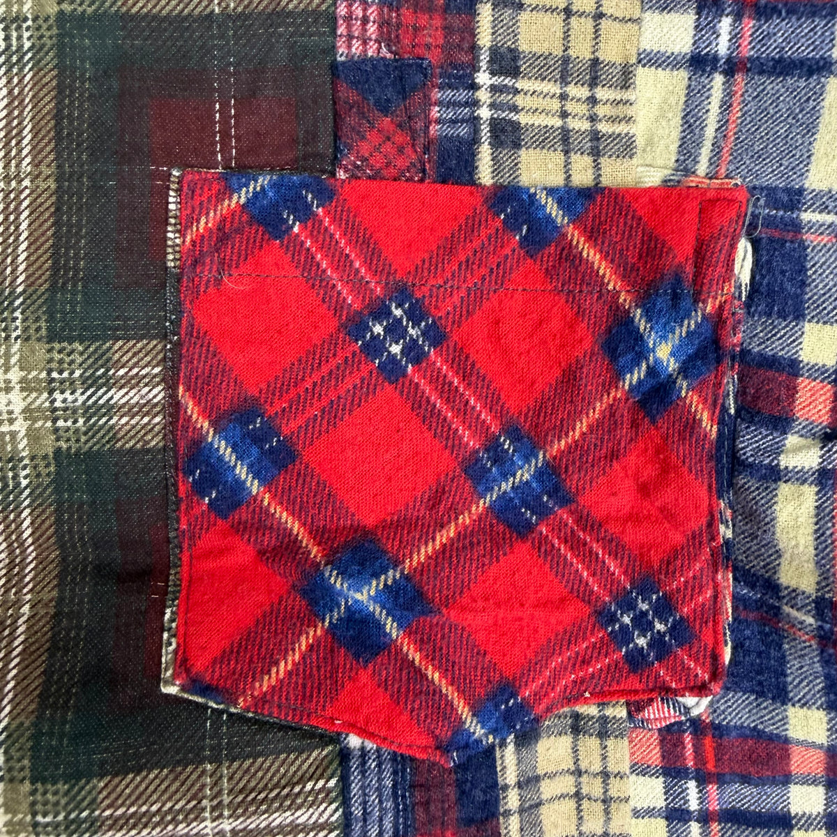 Rebuild by Needles 7-Cut Flannel Shirt Multicolour