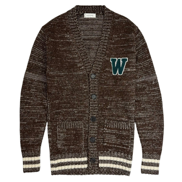 Wales Bonner College Cardigan Brown