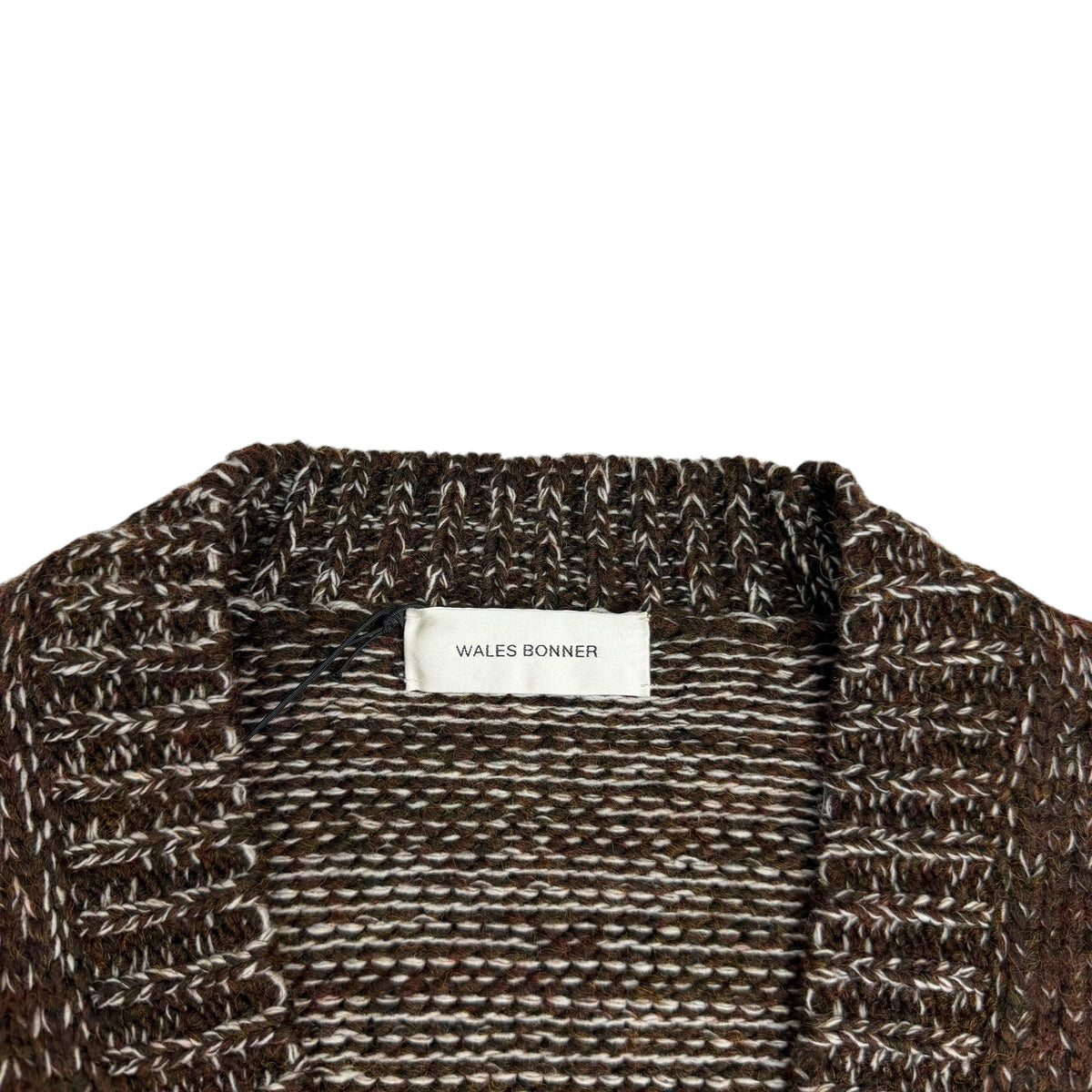 Wales Bonner College Cardigan Brown