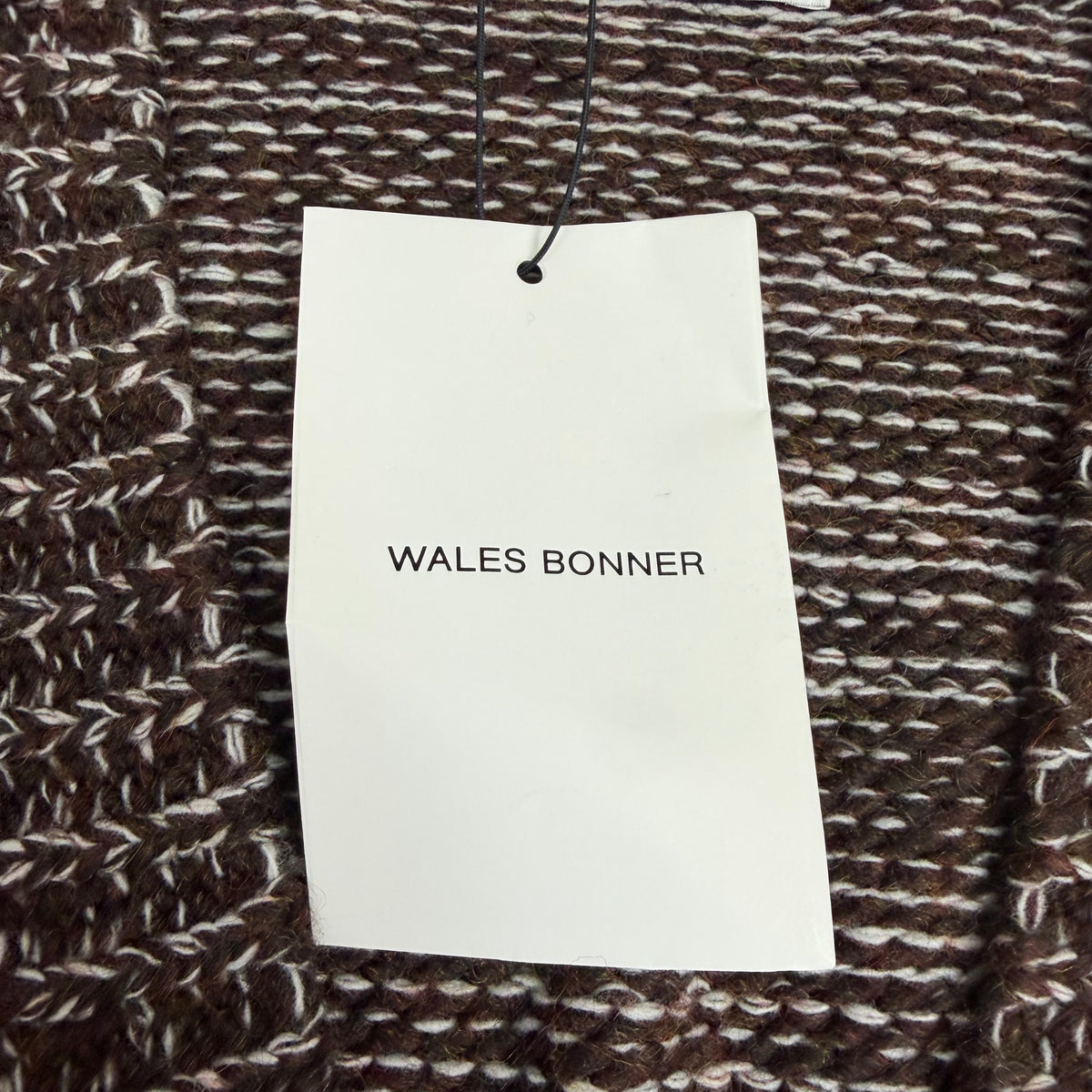 Wales Bonner College Cardigan Brown