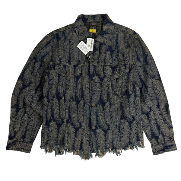 KAPITAL Magpie Feather Denim 3rd Jacket Blue
