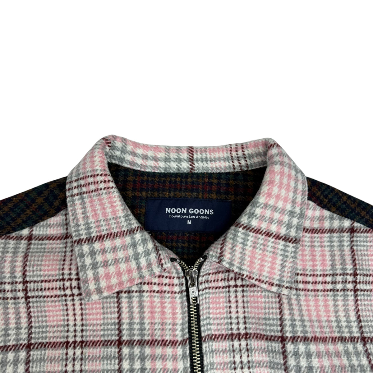 Noon Goons Check Zip Shirt Pink