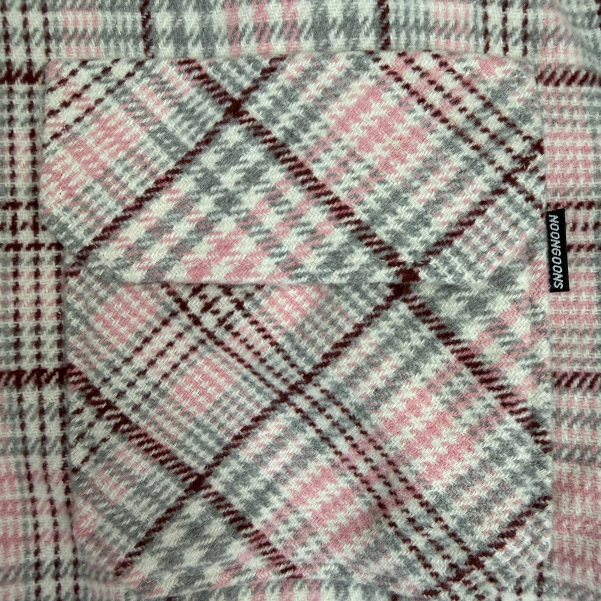 Noon Goons Check Zip Shirt Pink