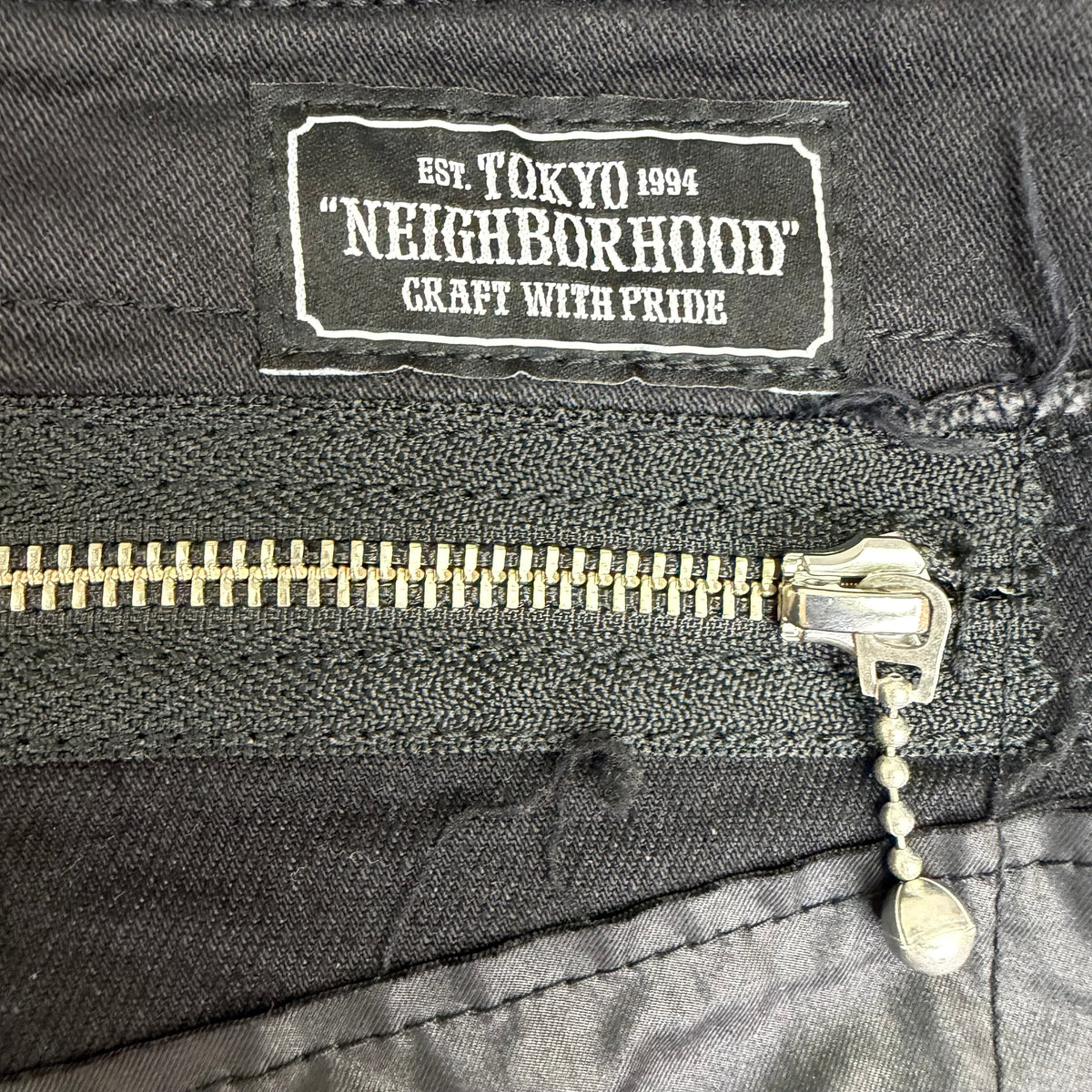 FW18 Neighborhood Crust Skinny Jeans Black