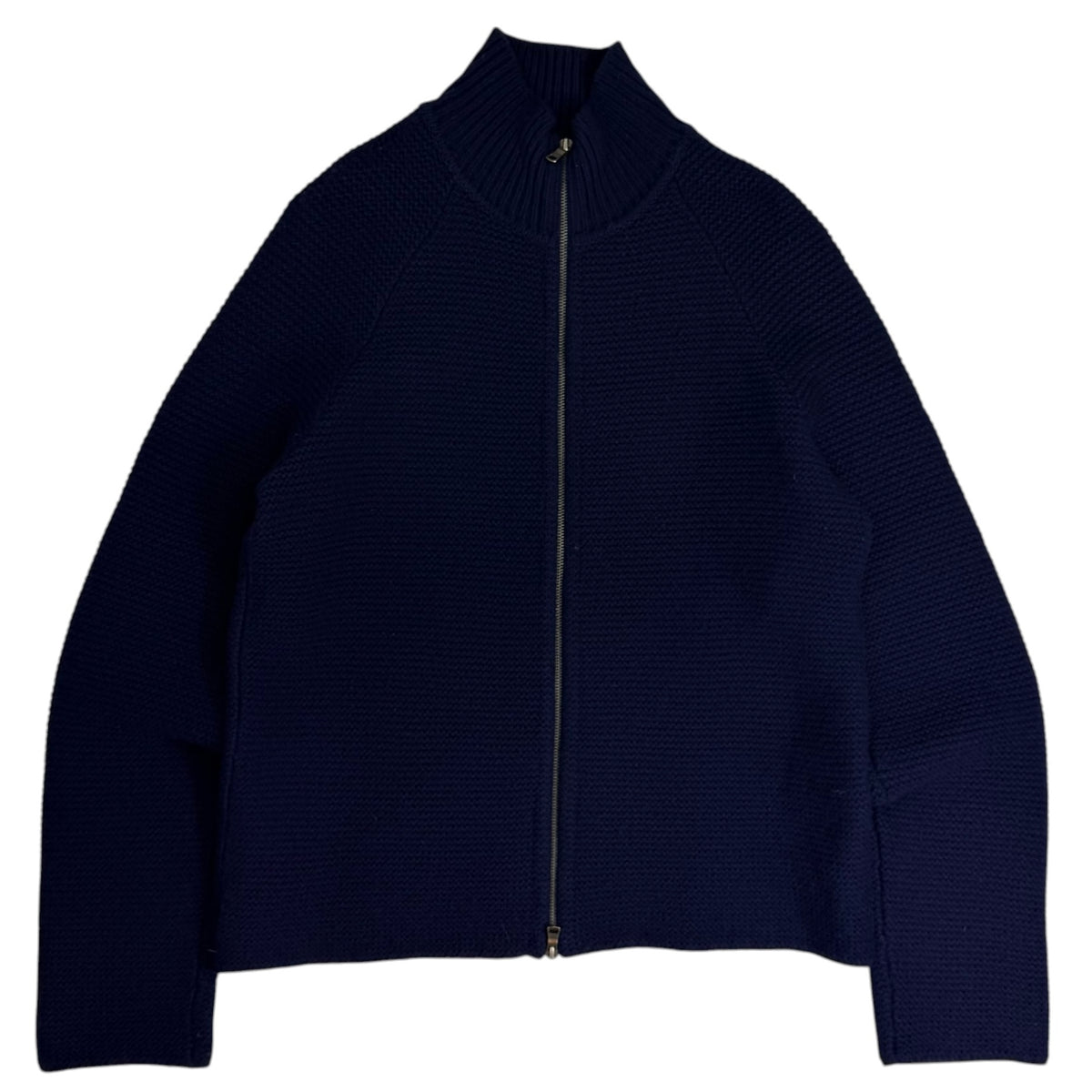 Vintage Armani Exchange Knit Quarter Zip Navy