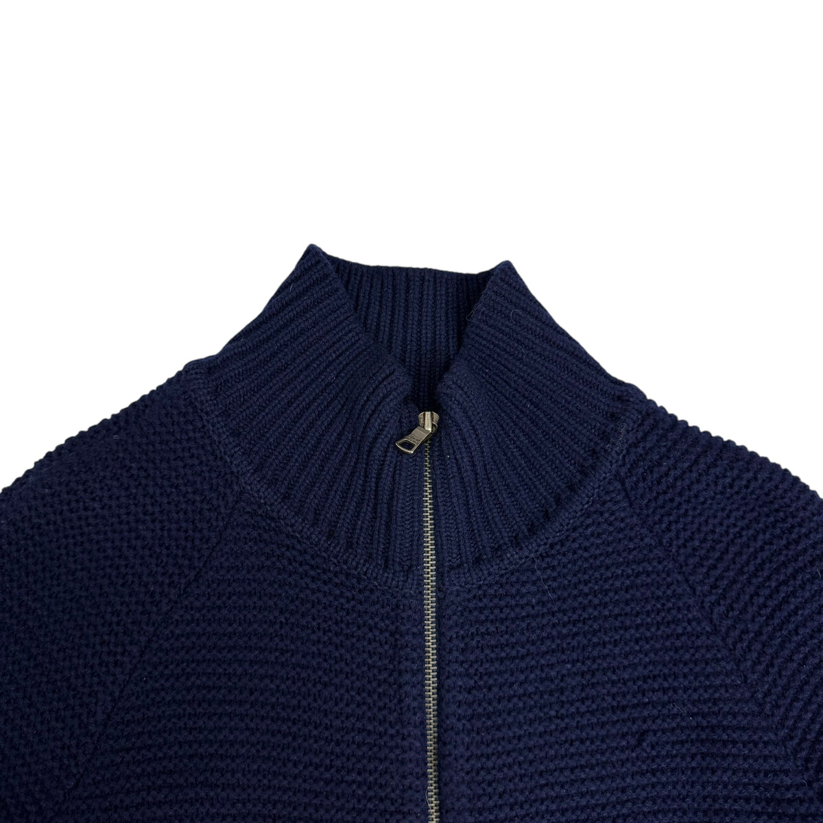 Vintage Armani Exchange Knit Quarter Zip Navy