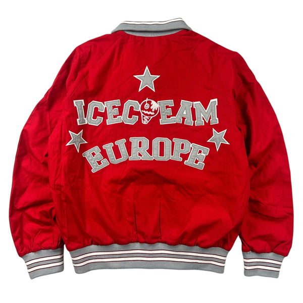 Billionaire Boys Club Ice-cream Europe Varsity Jacket Red