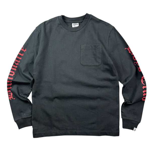 Billionaire Boys Club Gothic Script Longsleeve Black
