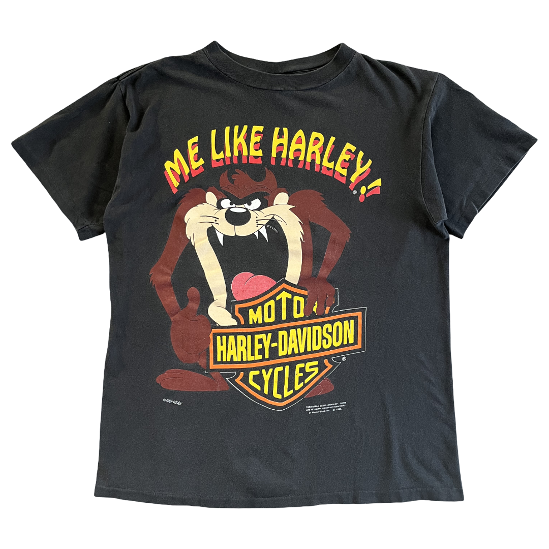 1992 Tazmanian Devil "Me Like Harley" T-Shirt