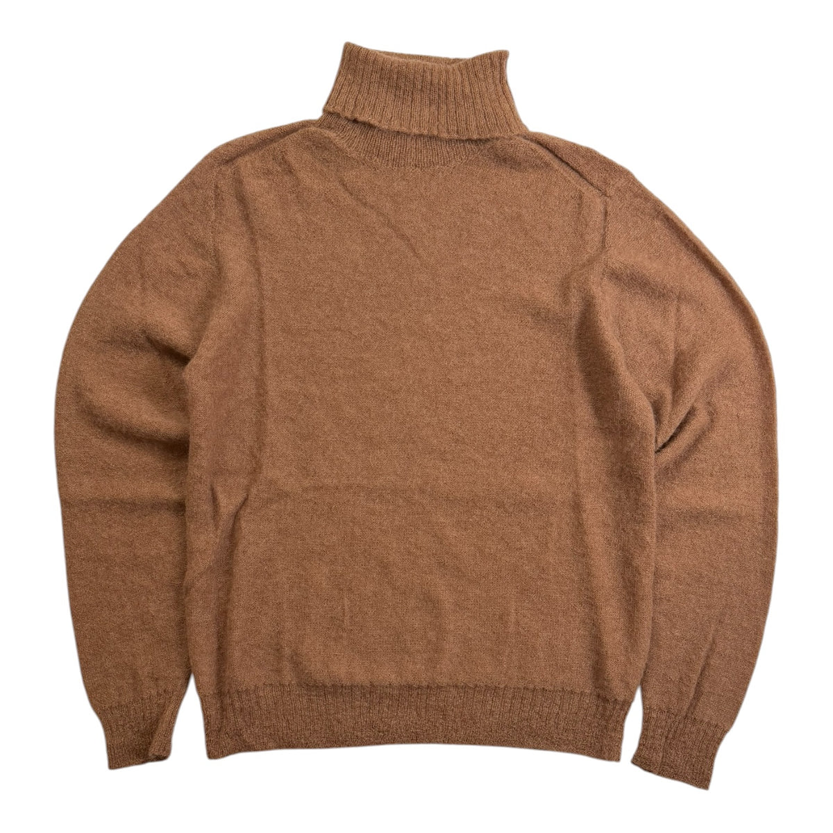 Lemaire Turtleneck Knitted Sweater Brown