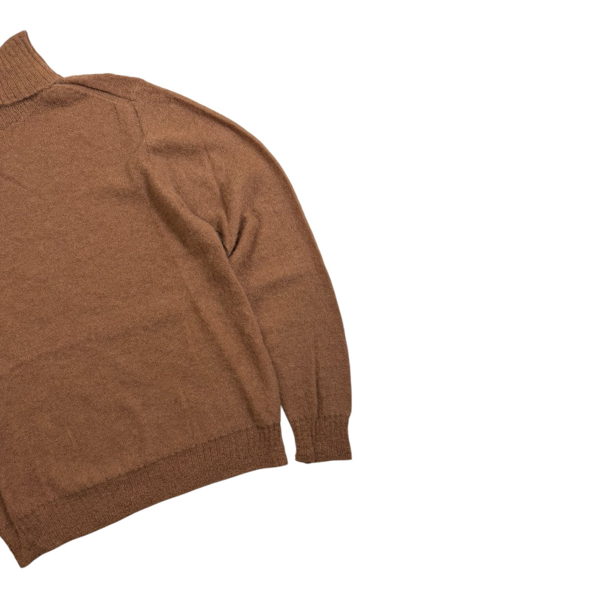 Lemaire Turtleneck Knitted Sweater Brown