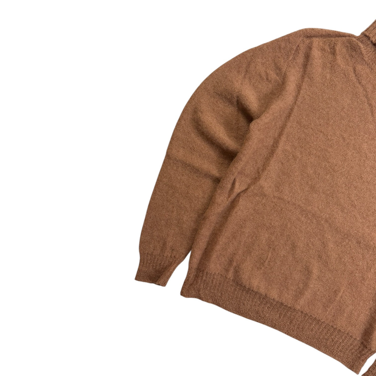 Lemaire Turtleneck Knitted Sweater Brown