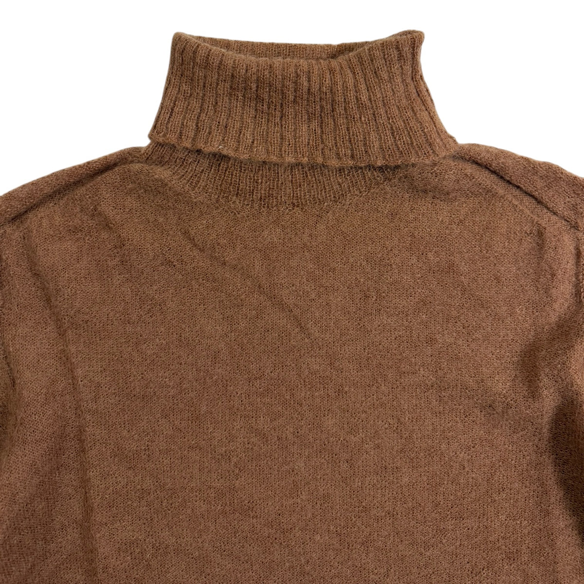 Lemaire Turtleneck Knitted Sweater Brown