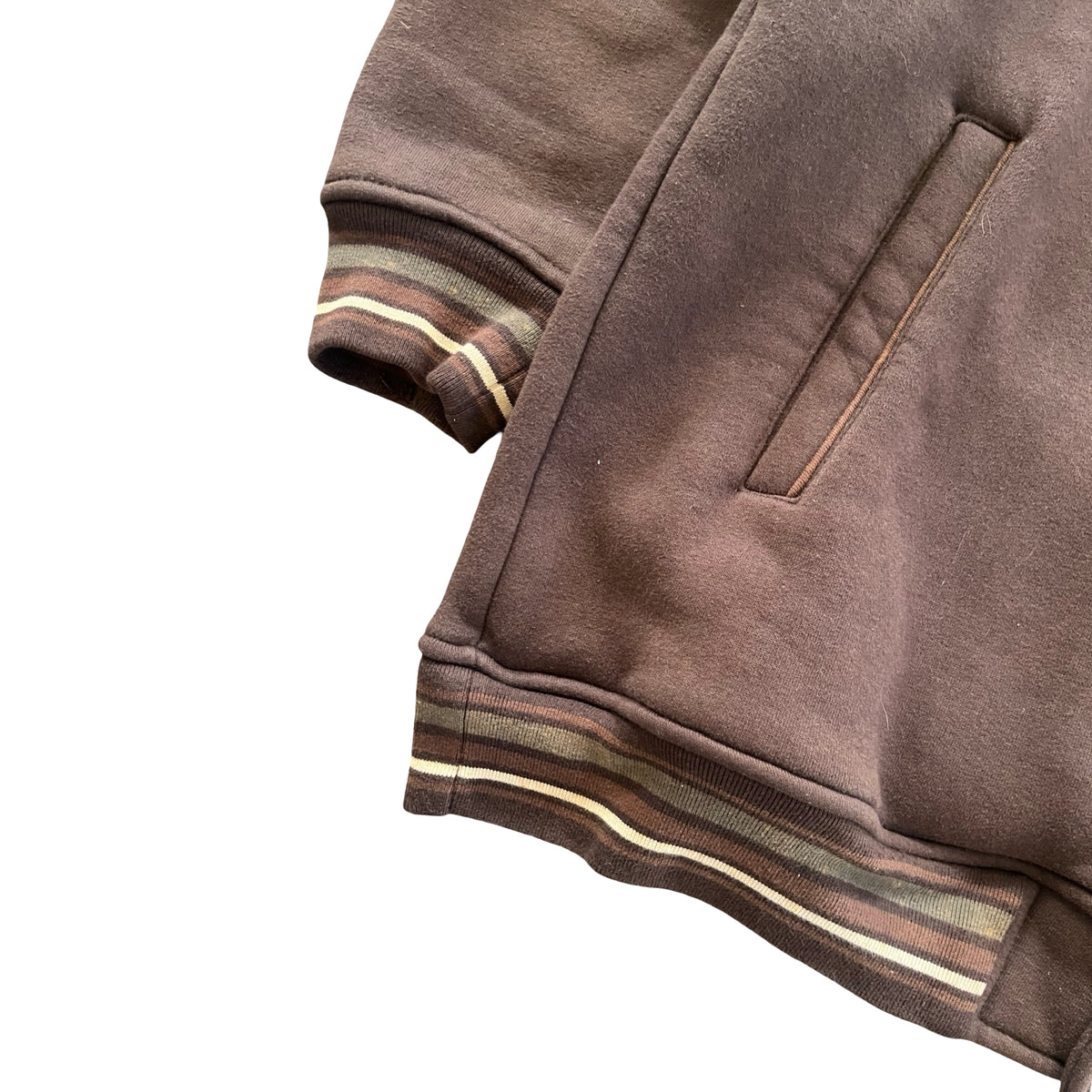 Vintage Schott NYC Heavyweight Zip Hoodie Brown