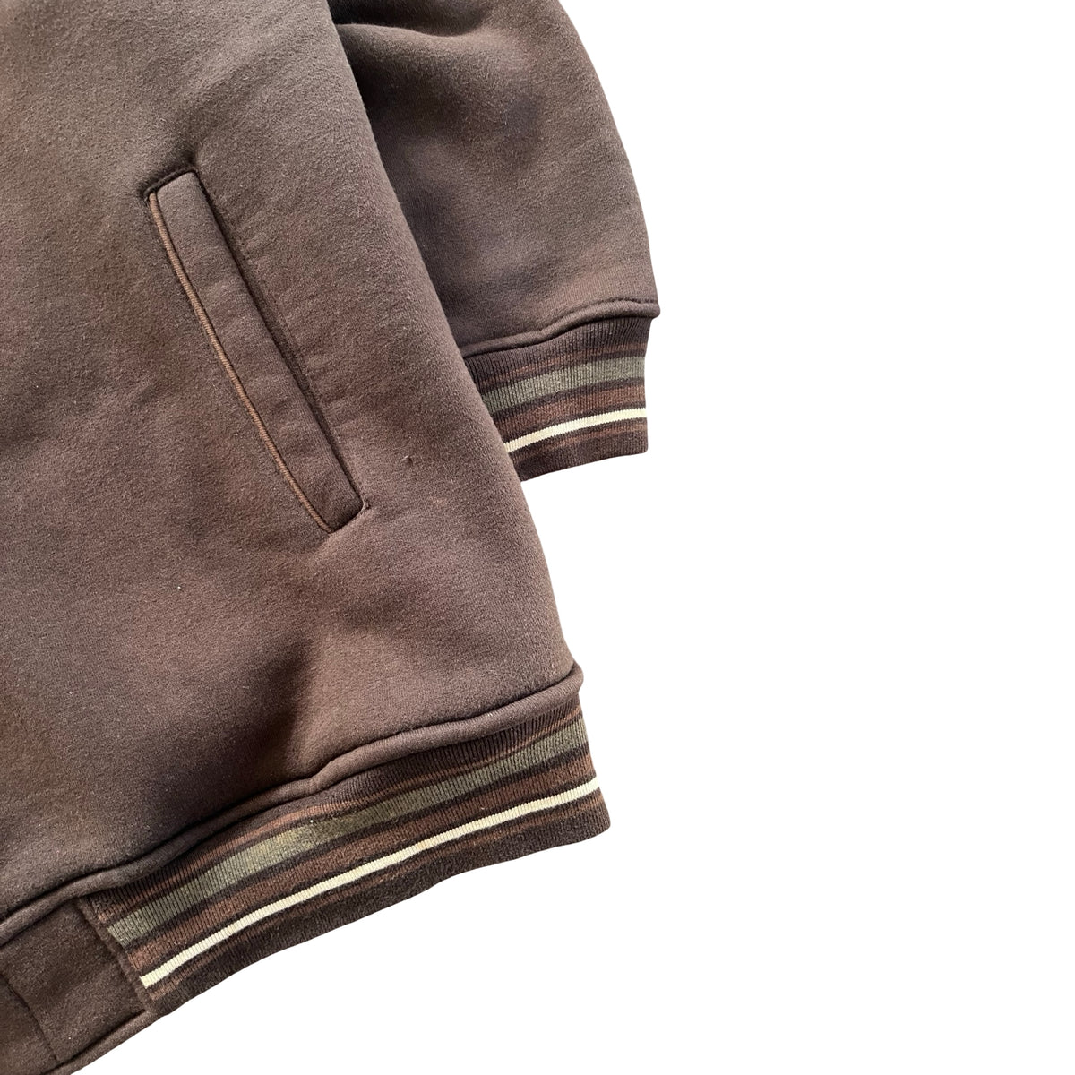 Vintage Schott NYC Heavyweight Zip Hoodie Brown