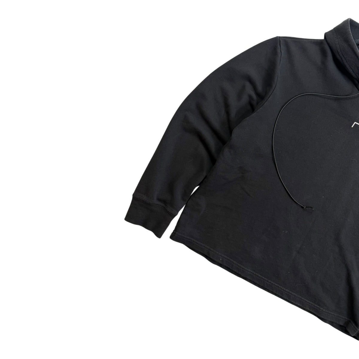 A-Cold-Wall Cotton Logo Print Hoodie Black