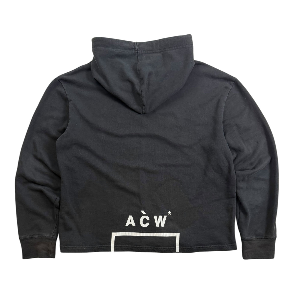 A-Cold-Wall Cotton Logo Print Hoodie Black