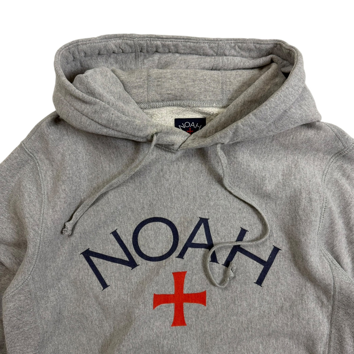 Noah Core Logo Hoodie Grey