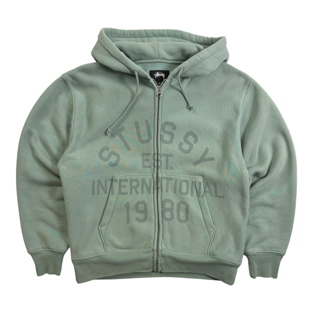 Stussy Established Zip Hoodie Mint
