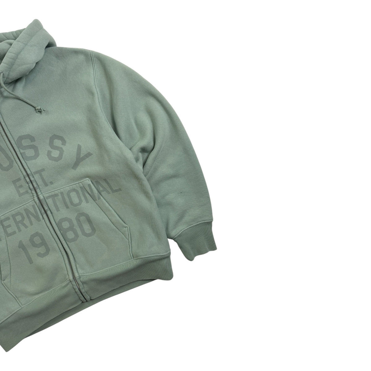 Stussy Established Zip Hoodie Mint