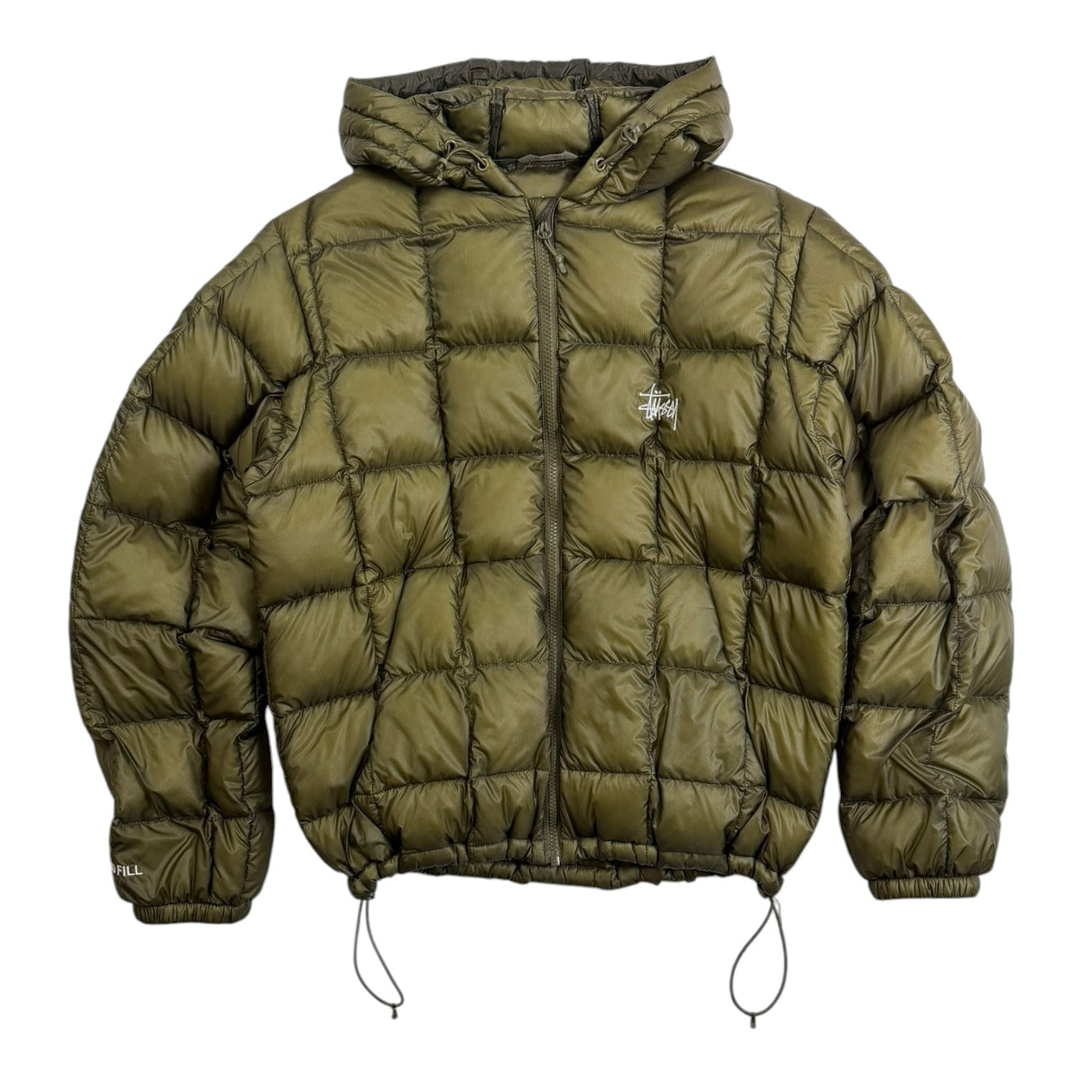 Stussy Midweight Hooded Puffer Olive