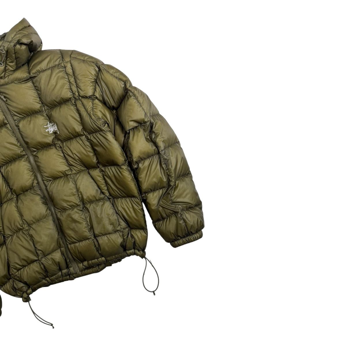 Stussy Midweight Hooded Puffer Olive
