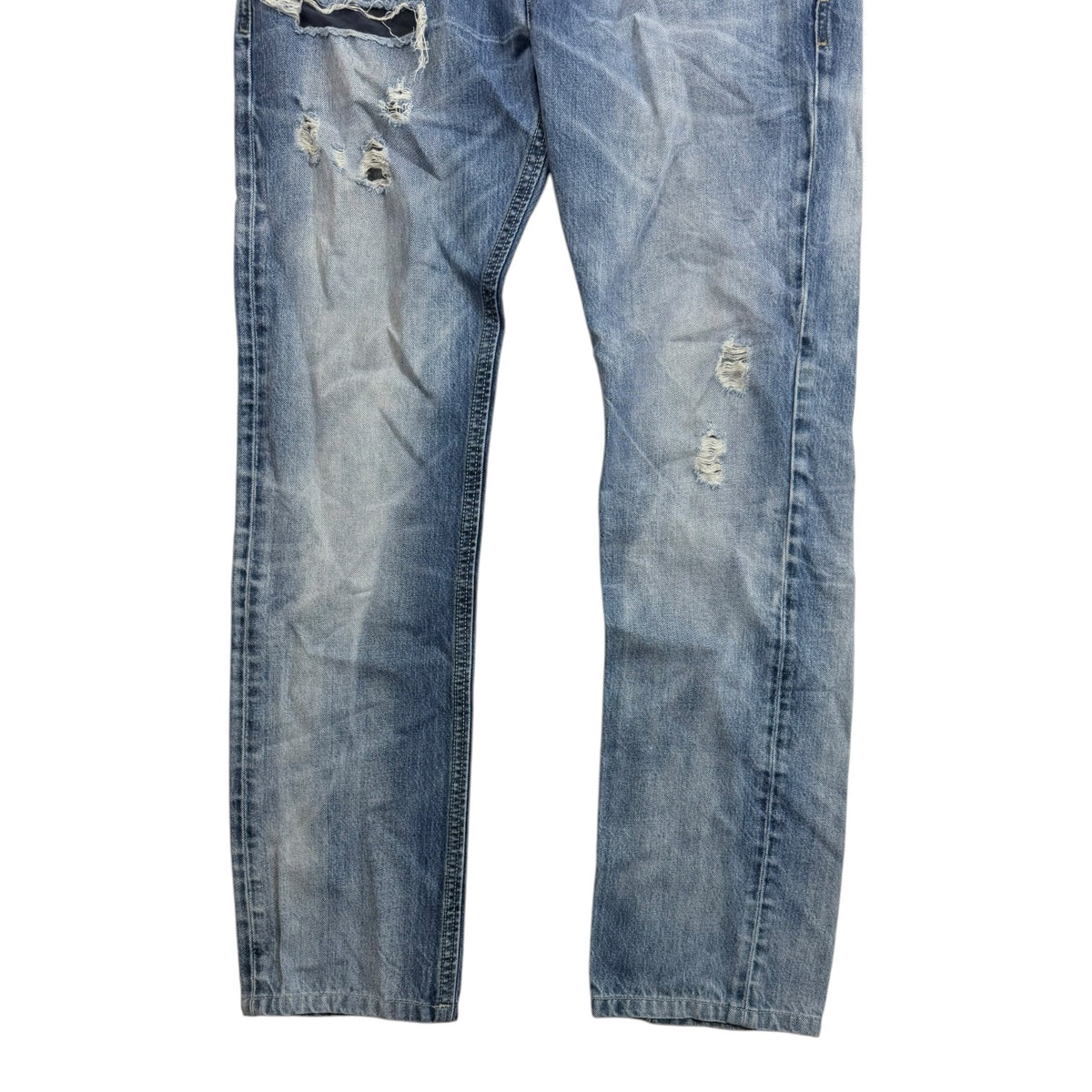 Diesel Distressed Skinny Jeans Medium Wash