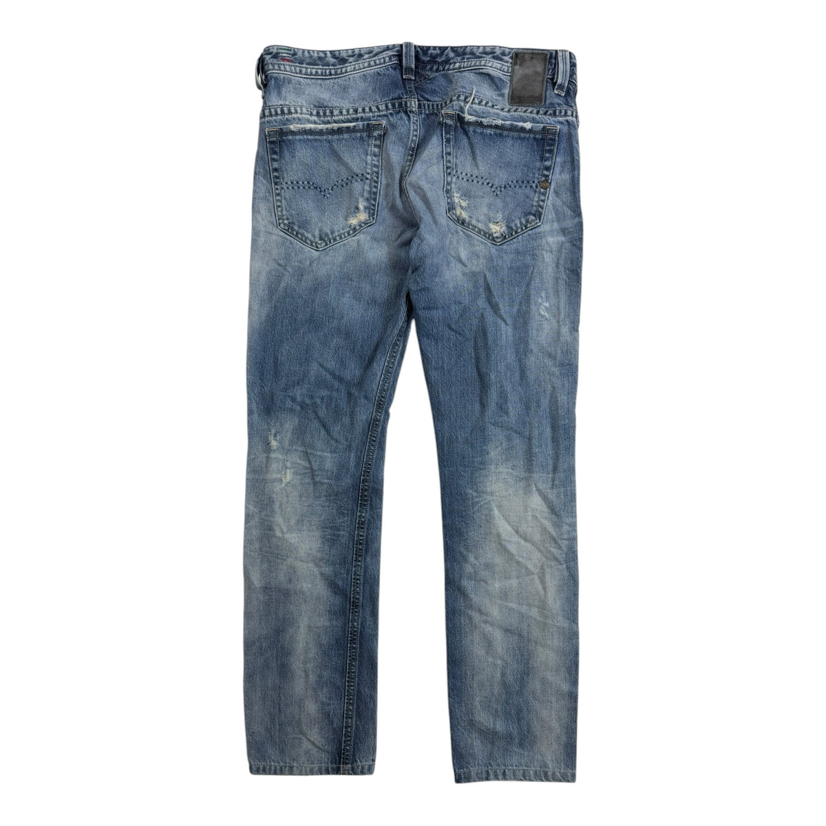 Diesel Distressed Skinny Jeans Medium Wash