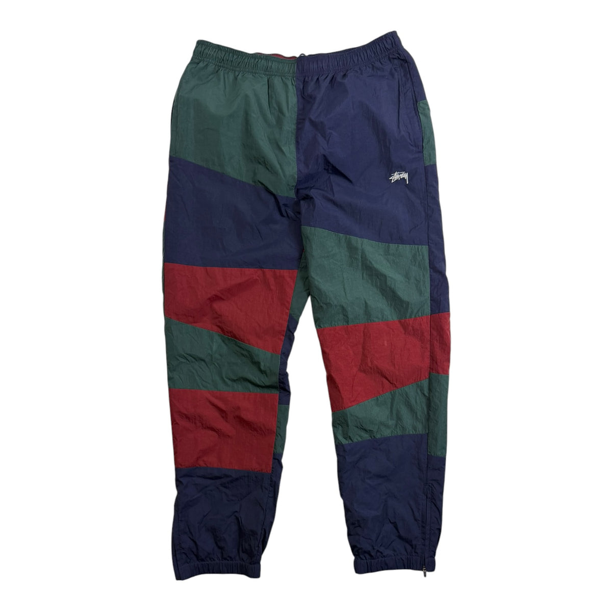 Stussy Panel Track Pants Green/Blue/Red