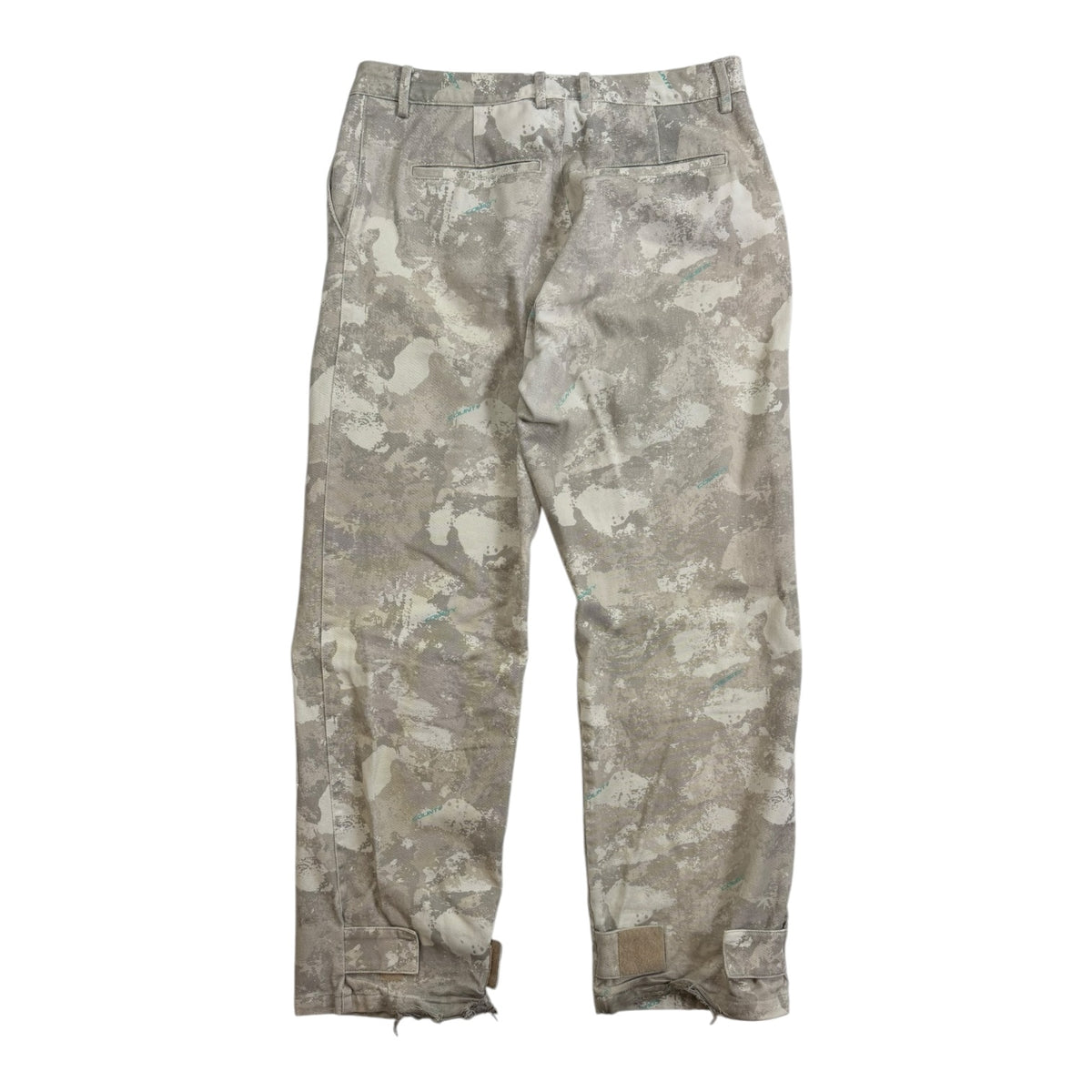 Marcelo Burlon Camo County Cotton Cargo Pants Beige