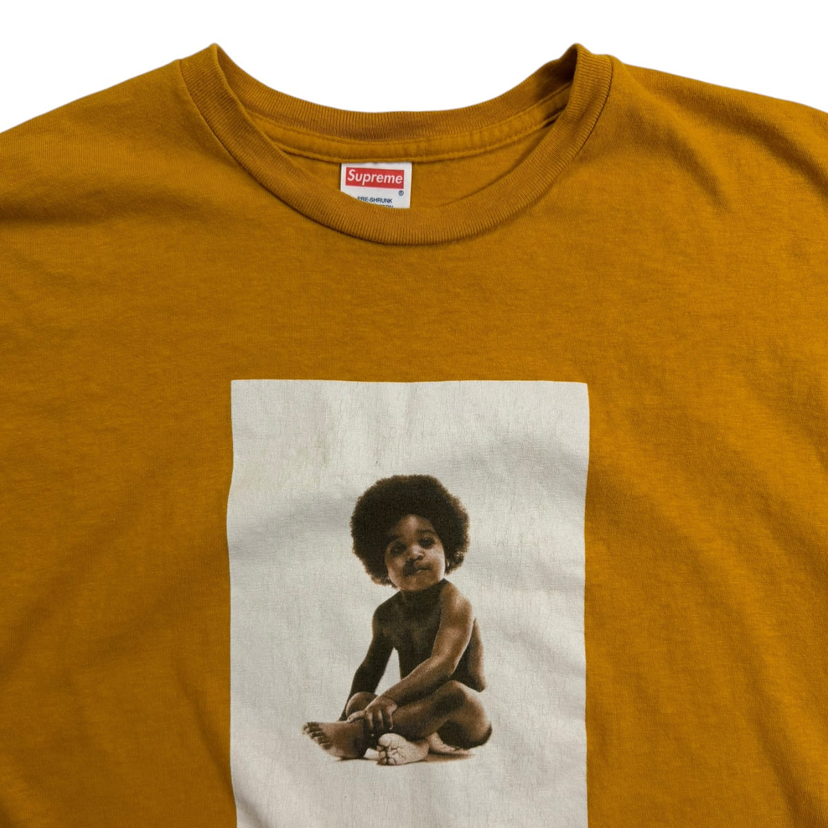 Supreme Biggie FW11 T-Shirt Gold