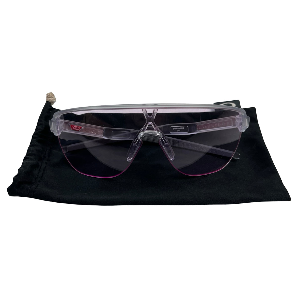 Oakley Corridor Sunglasses Mattle Clear/Prizm Pink