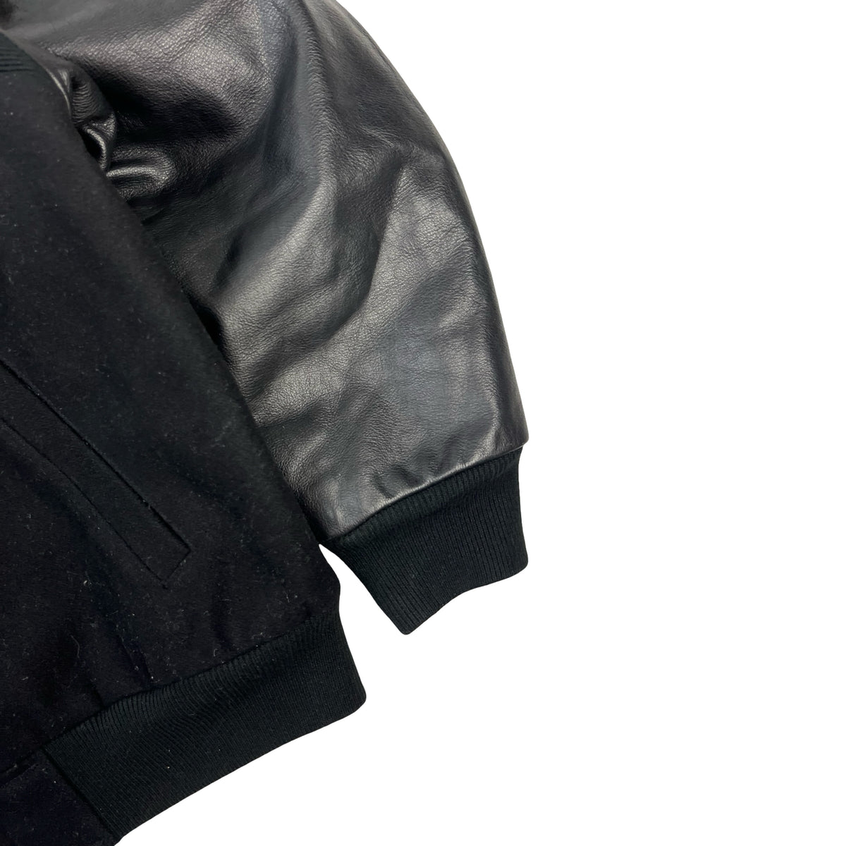 Fear of God Essentials Wool Varsity Jacket Black/Black