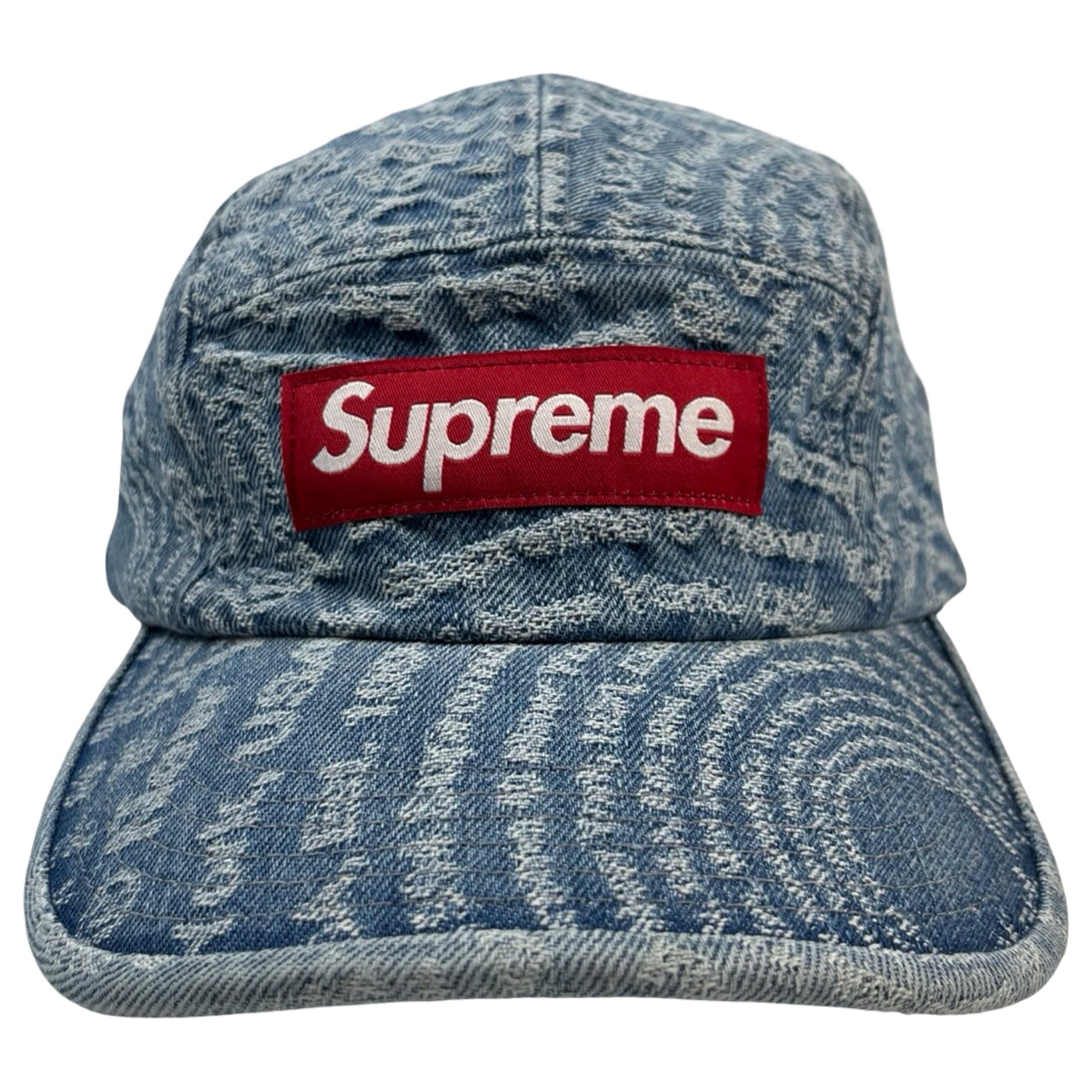 Supreme Circles Jacquard Denim Camp Hat FW21