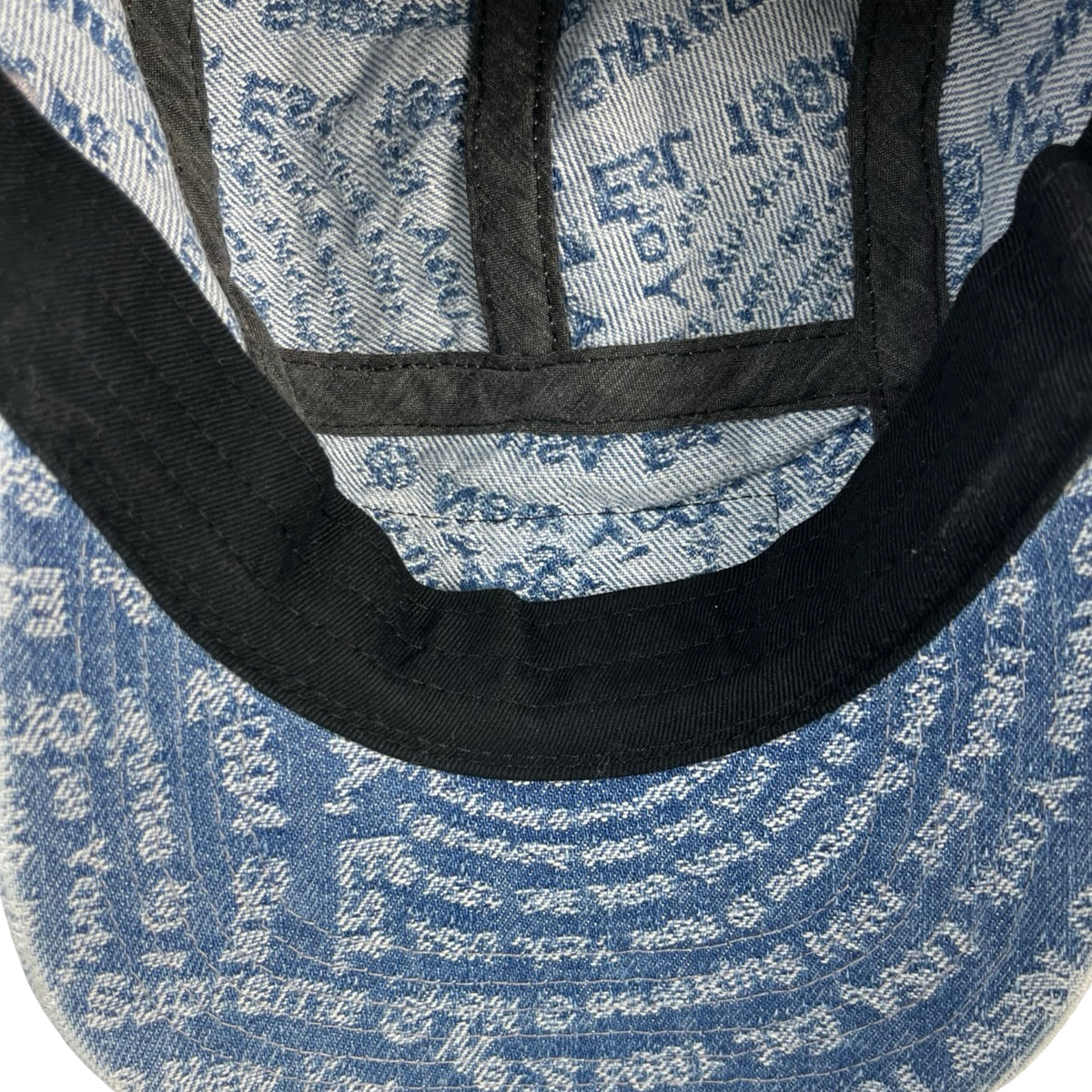 Supreme Circles Jacquard Denim Camp Hat FW21