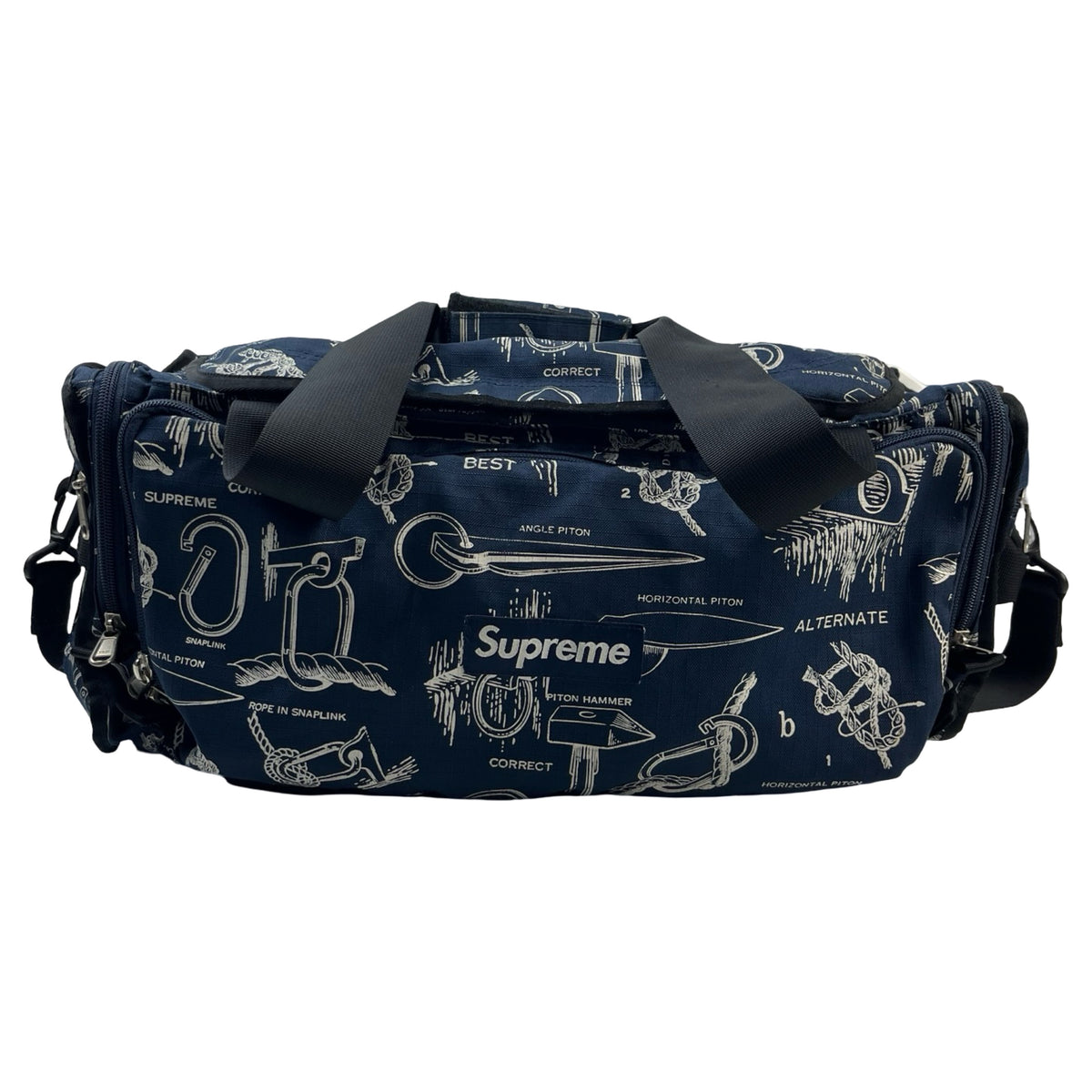Supreme Navy Duffle Bag