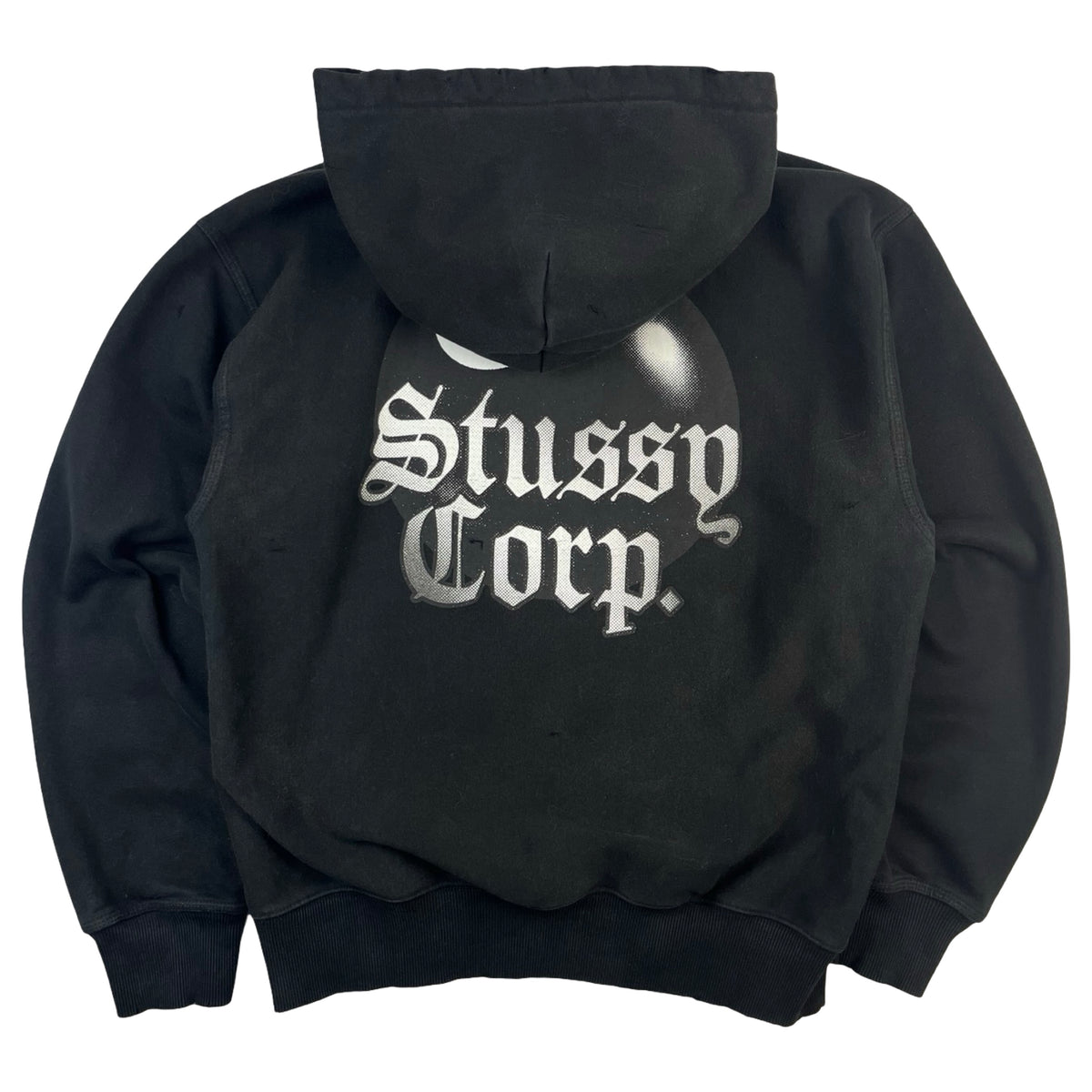 Stussy 8 Ball Corp. Hoodie Black