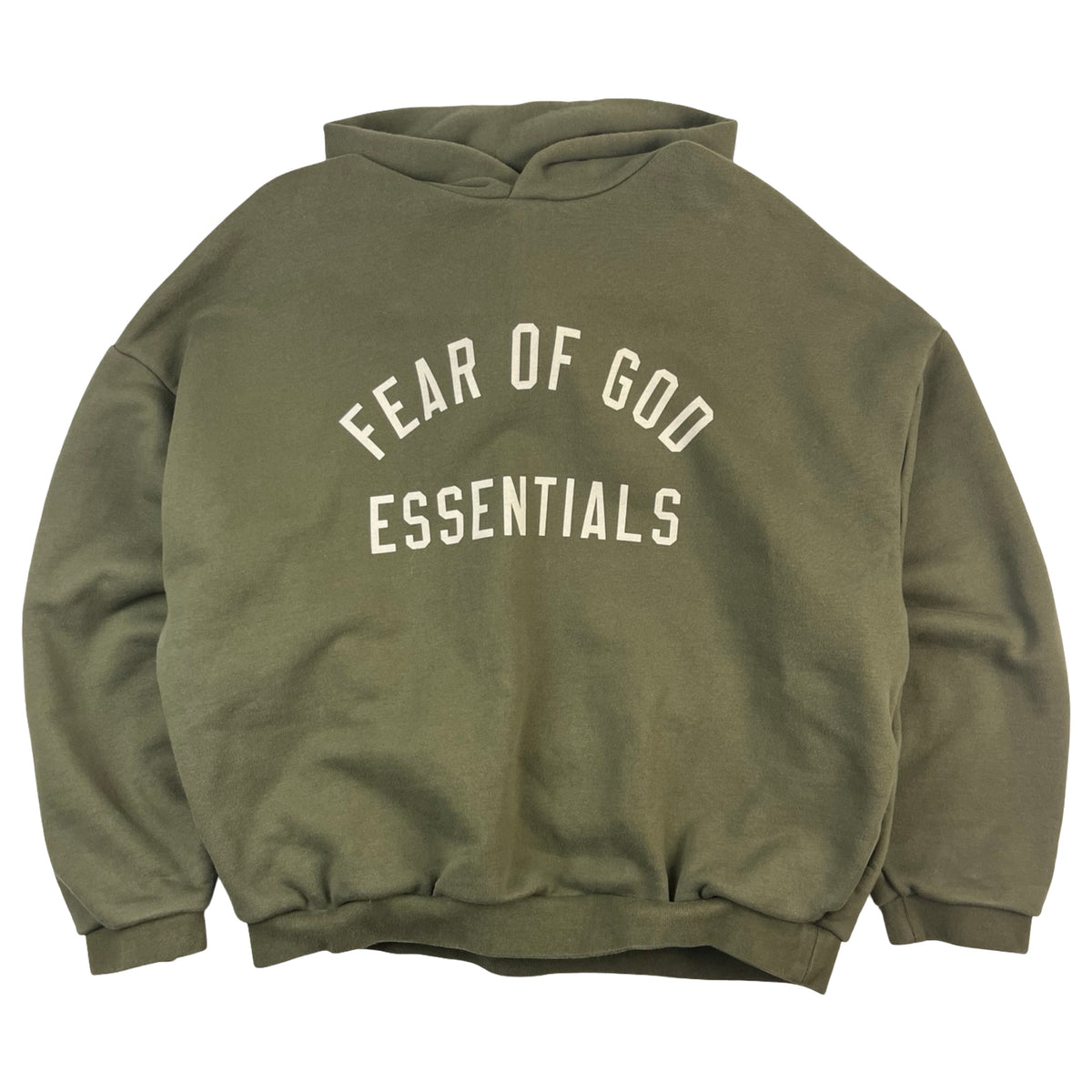 Fear Of God Essentials Fleece Hoodie Military