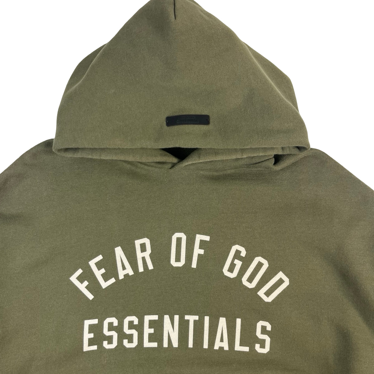 Fear Of God Essentials Fleece Hoodie Military