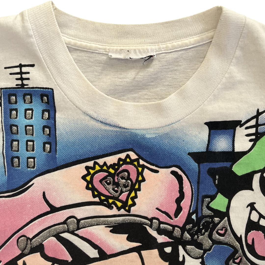1994 Vtg Betty Boop “Betty’s Angels” Biker AOP Shirt