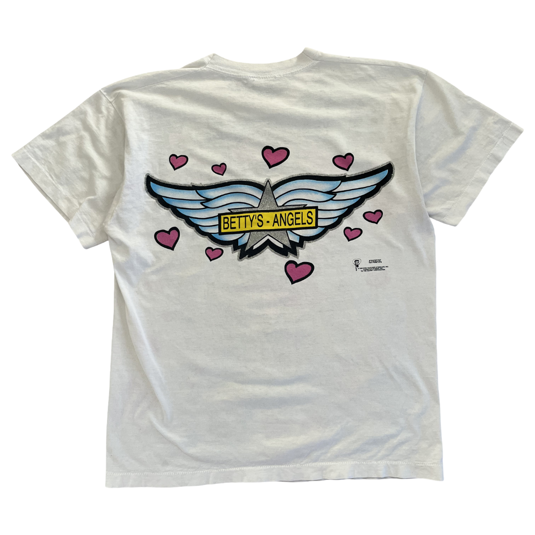 1994 Vtg Betty Boop “Betty’s Angels” Biker AOP Shirt