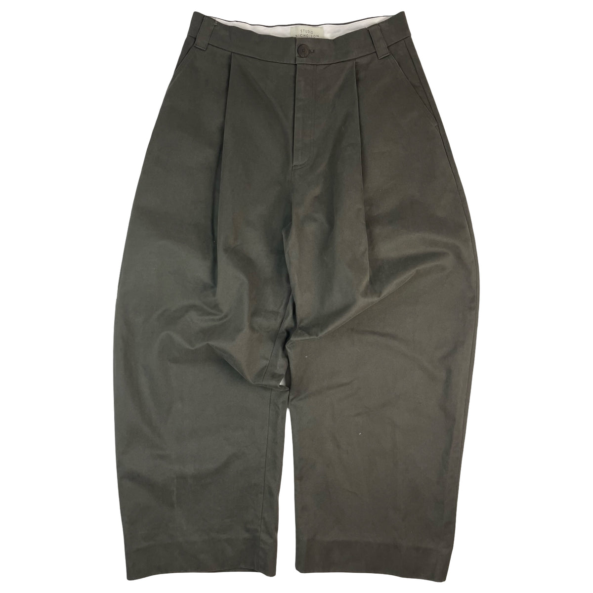 Studio Nicholson Sorte Pleated Pants