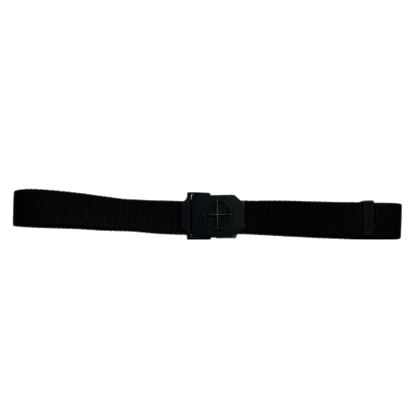 Stone Island Logo Strap Belt Black