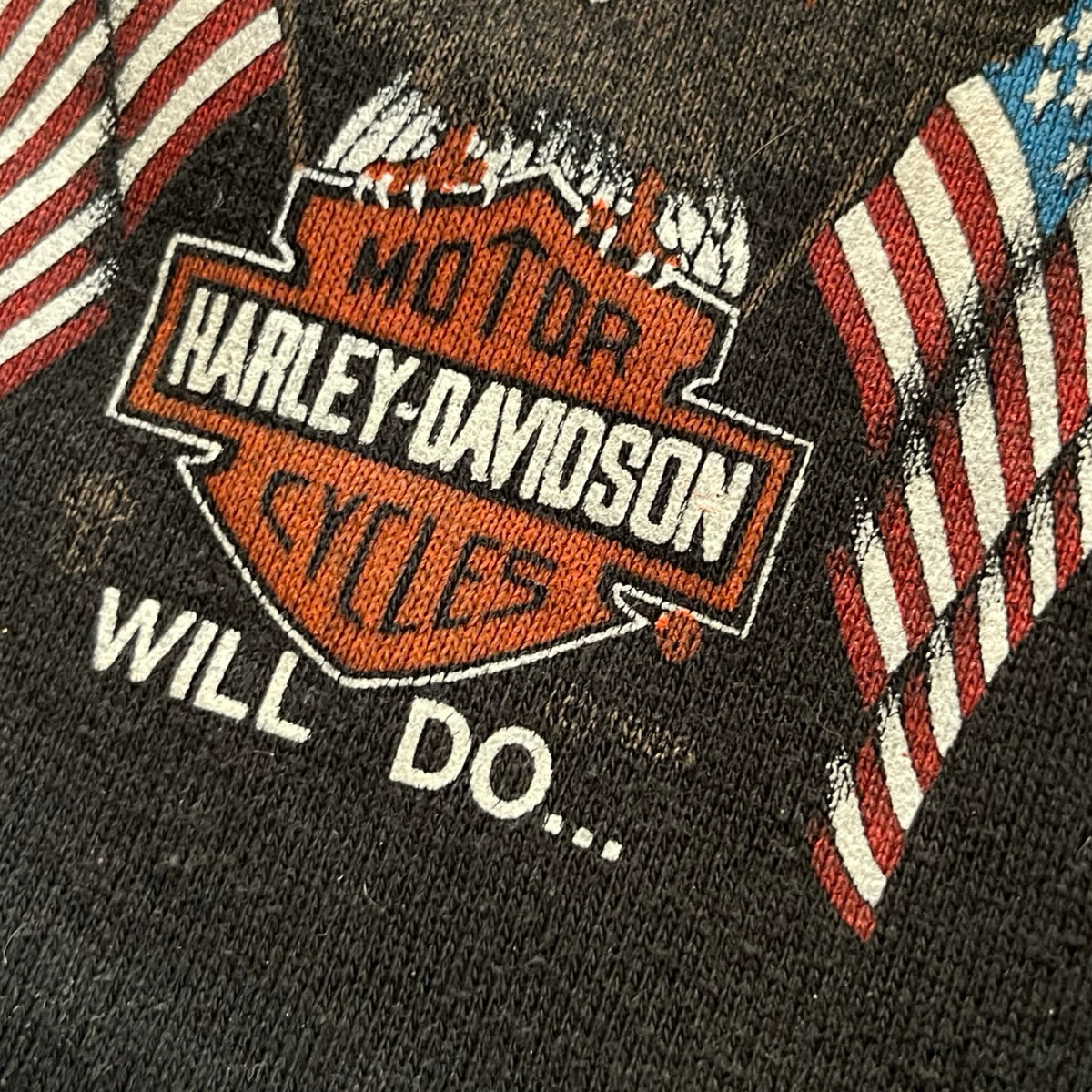 1986 St Cloud Minneapolis Harley Davidson 1/4 Zip Sweater