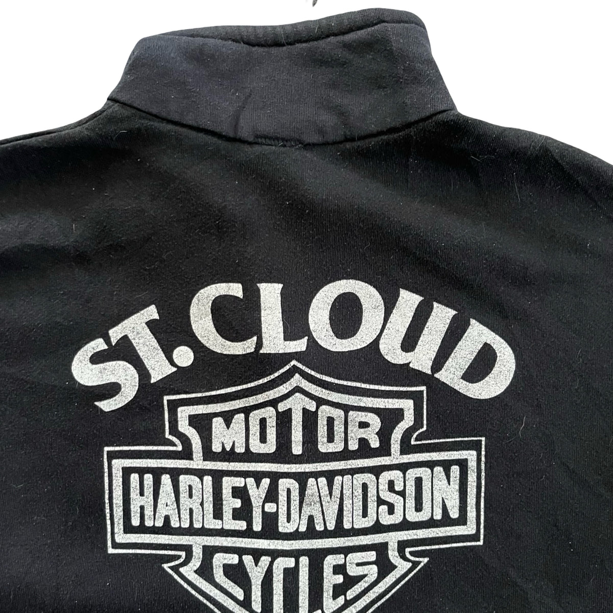 1986 St Cloud Minneapolis Harley Davidson 1/4 Zip Sweater