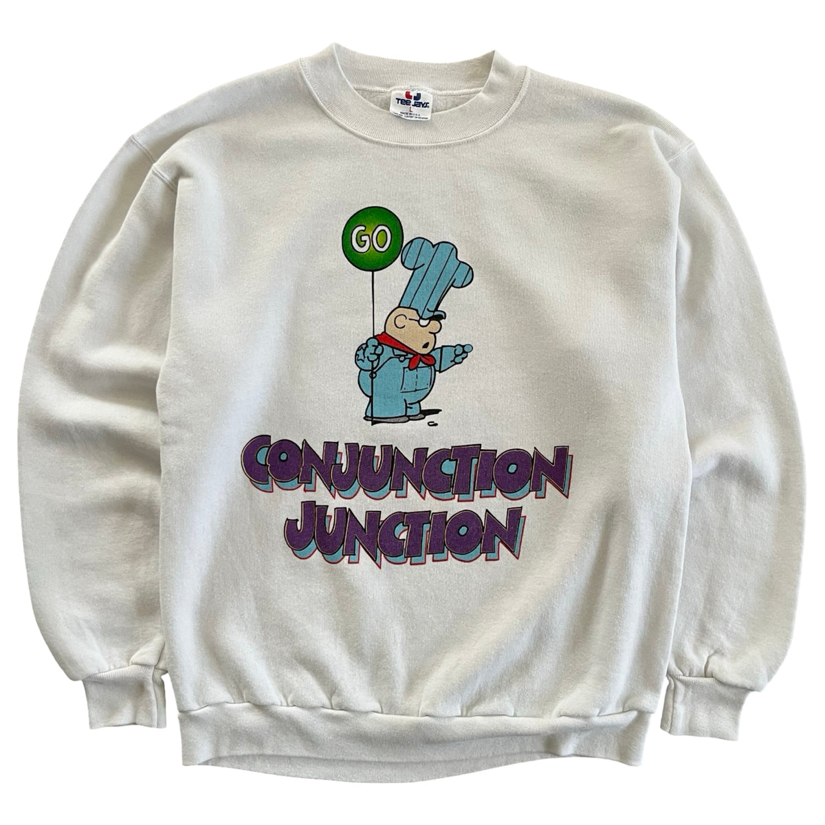 Vintage Schoolhouse Rock “Conjunction Junction” Crewneck